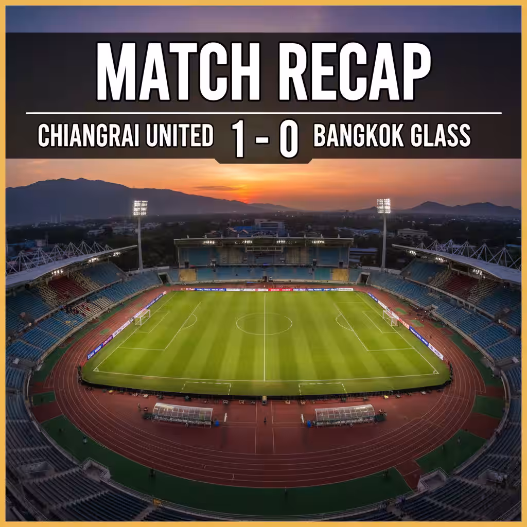 Chiangrai United’s Unyielding Defense Exposes Bangkok Glass’s Big-Game Blues