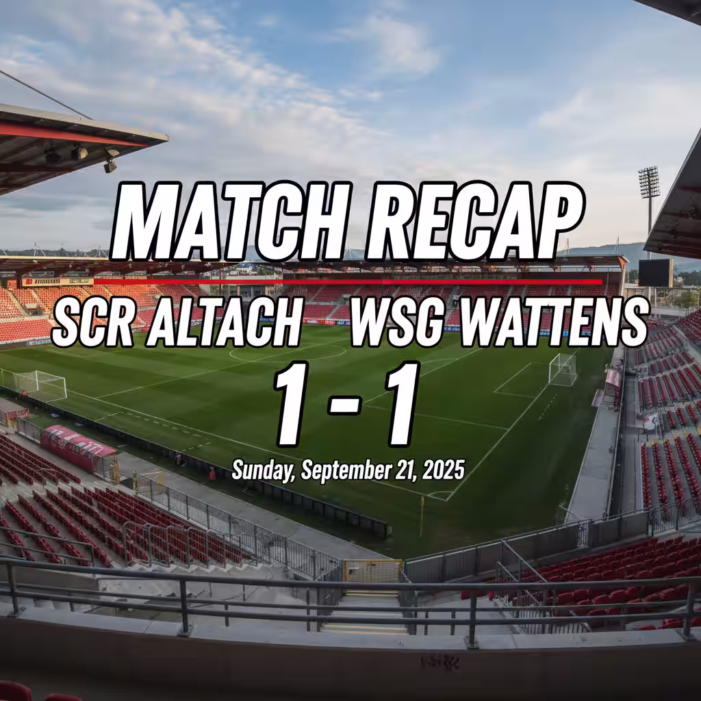 Altach’s Ascent Stalls—But Is Wattens the Real Story in Austria’s Bundesliga Shake-Up?