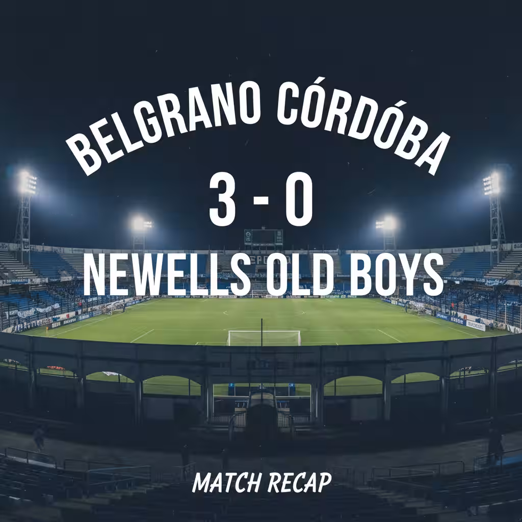 Belgrano Dominate as Newell’s Old Boys Fall 3-0 in Córdoba Showdown