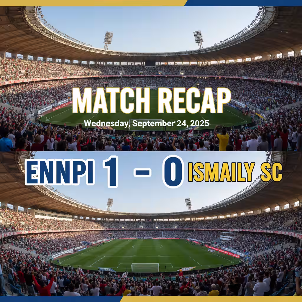 ENPPI Edges Ismaily SC 1-0 in Gritty Cairo Duel