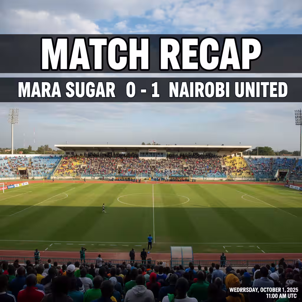 Nairobi United Soak In Historic Debut Victory with Late Ochieng Strike Against Mara Sugar