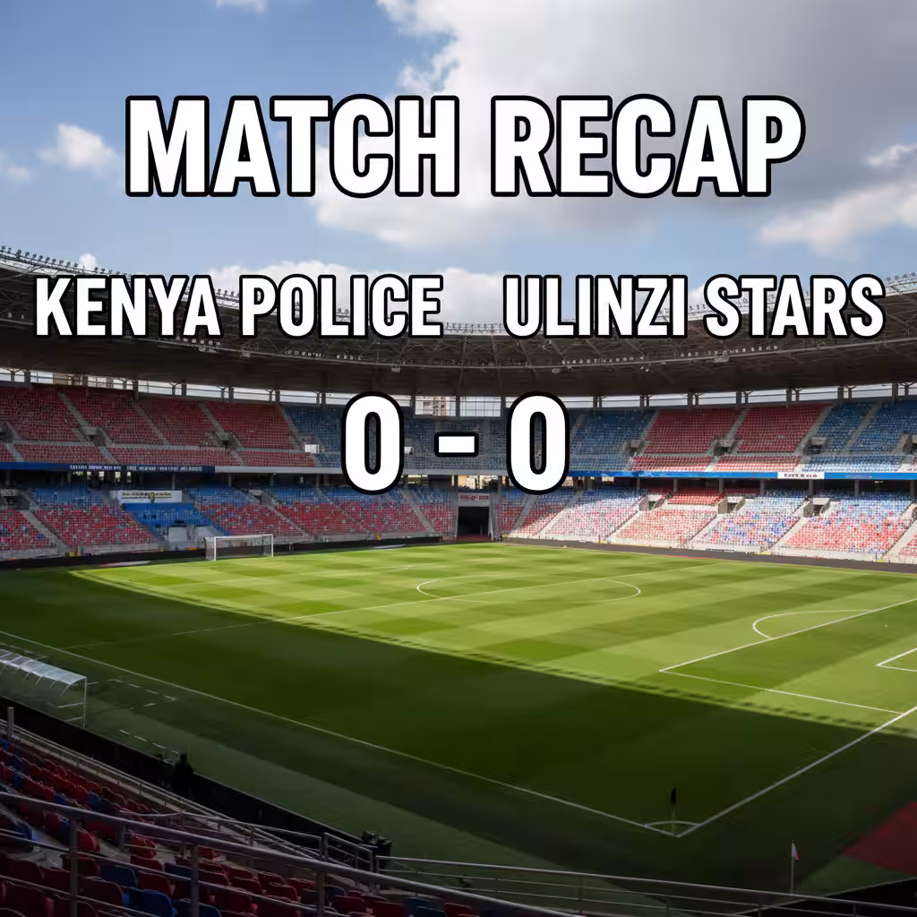 Risasi Derby Deadlock: Police and Ulinzi Stars Play Out Goalless Thriller at Sacco Stadium