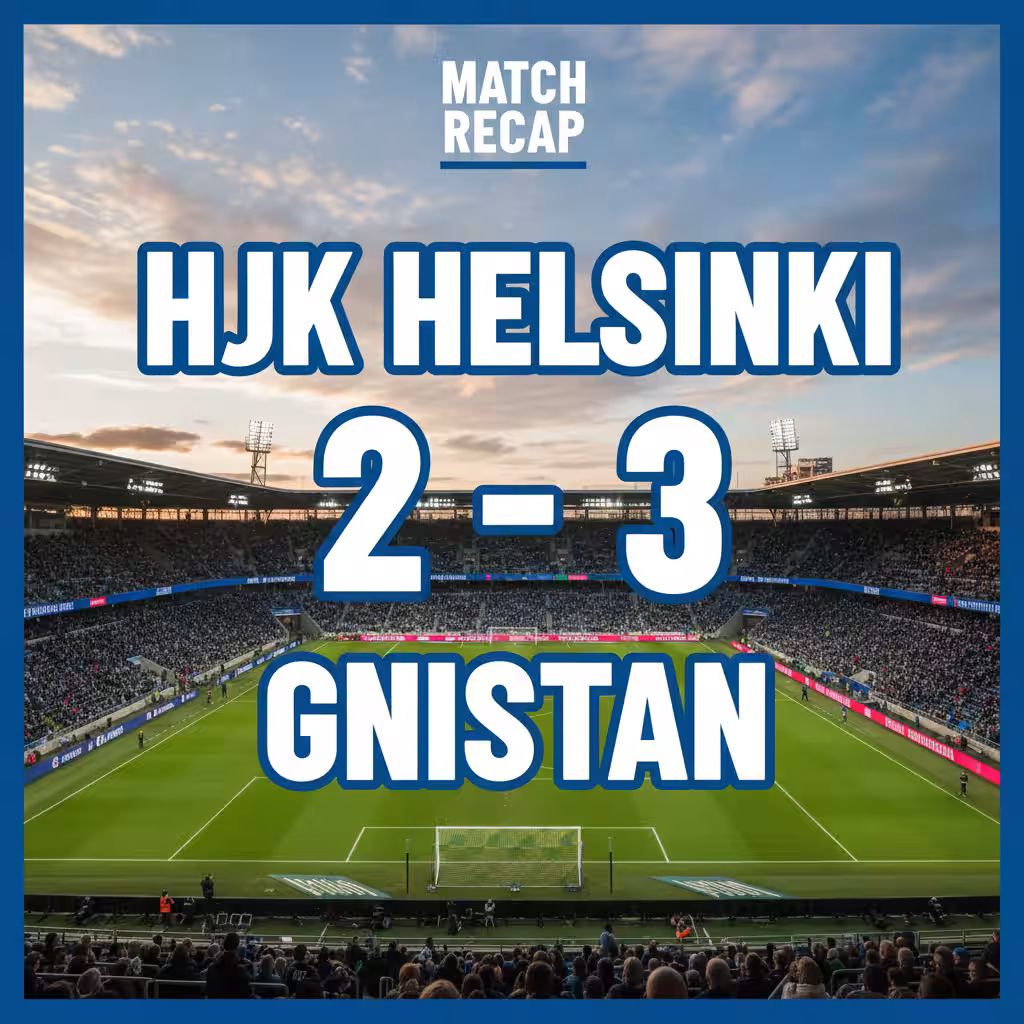Gnistan Stuns HJK Helsinki in a Dramatic 3-2 Thriller at Bolt Arena