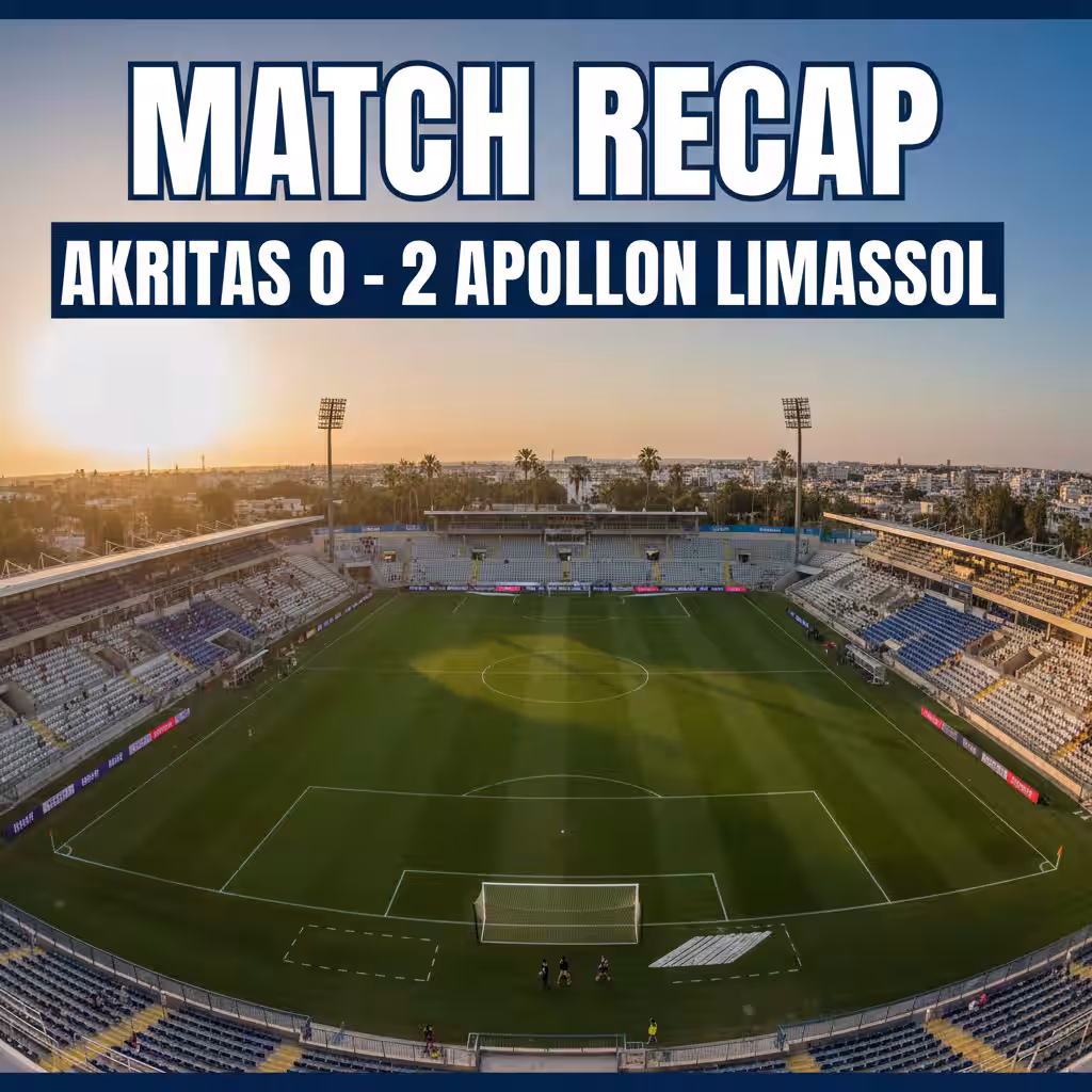 Clinical Apollon Limassol Shut Out Akritas at Stelios Kyriakides