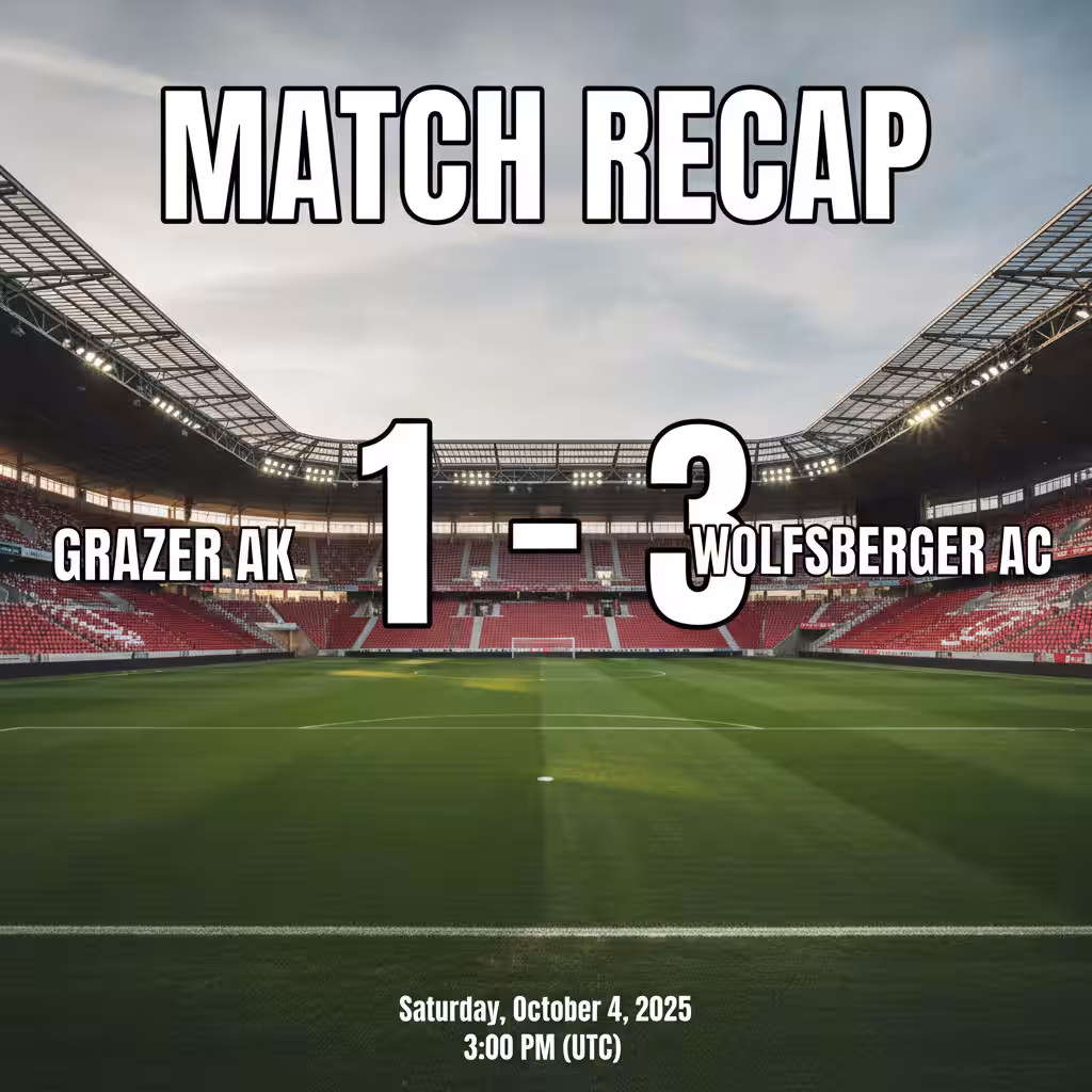 Wolfsberger AC Keep Top-Three Hopes Alive With Convincing Win Over Grazer AK