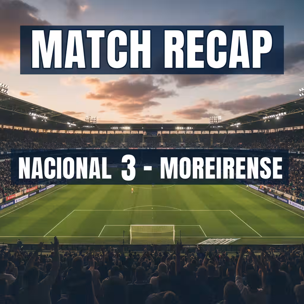 Ramírez Delivers as Nacional Surges Past Ten-Man Moreirense in Five-Goal Thriller