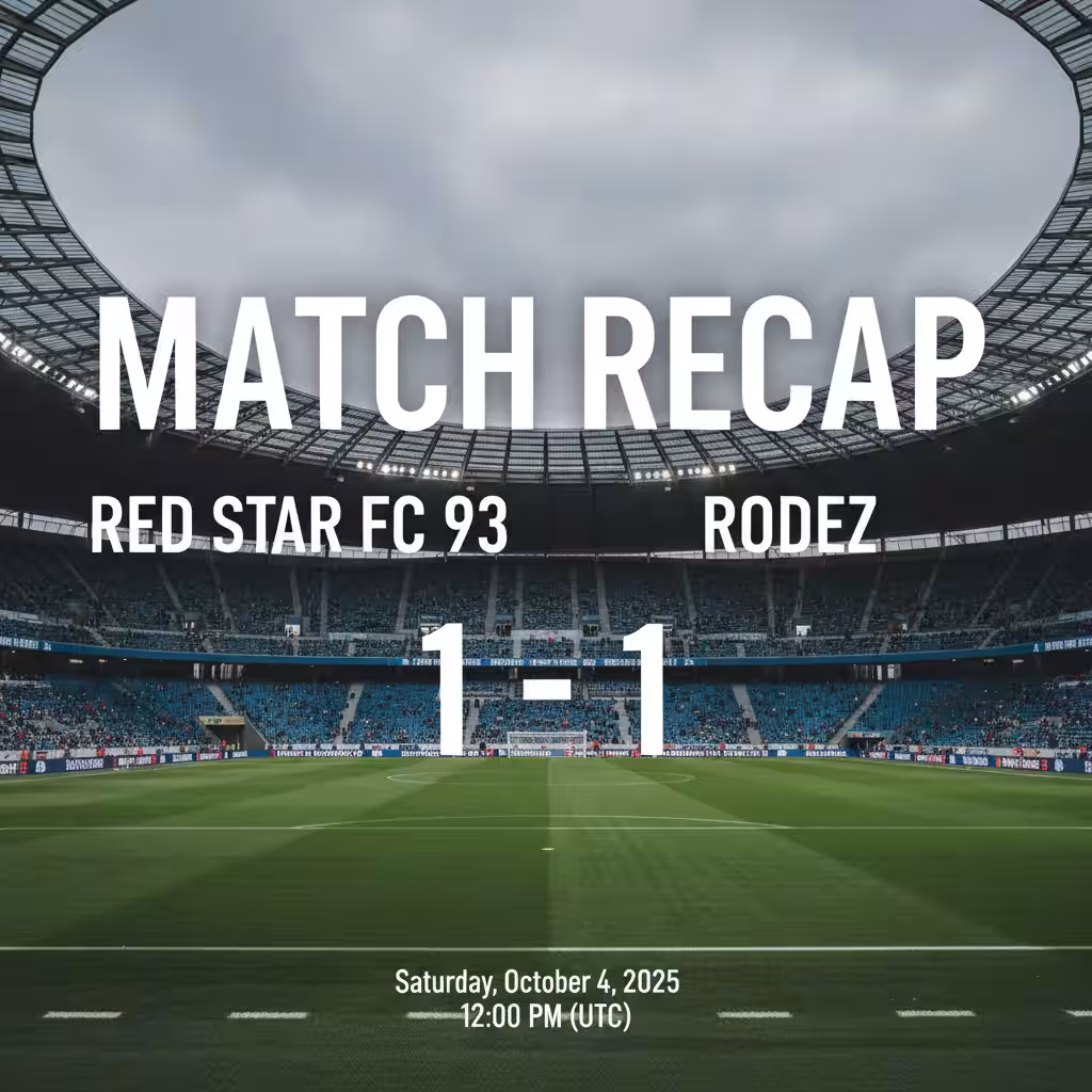 Cissé Salvages Draw for Red Star in Tense Stade de Paris Standoff