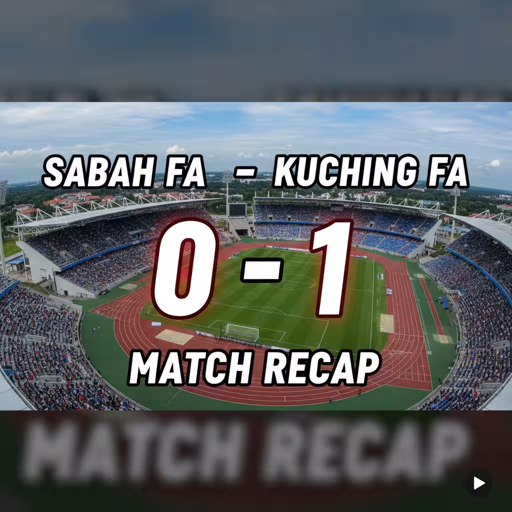 Kuching FA Stun Sabah at Likas: Mintah’s Late Strike Seals First-Ever Win