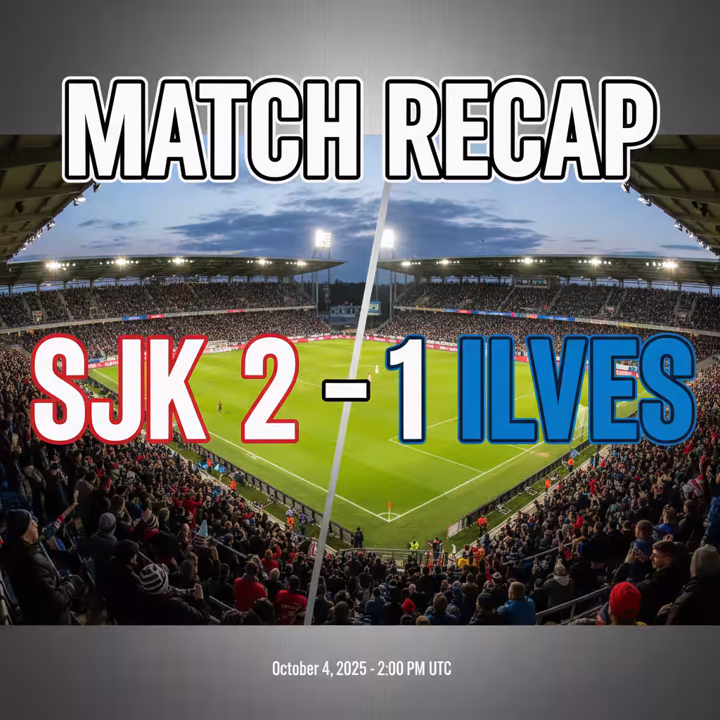 Thrilling Comeback: SJK Stuns Ilves with Late Victory