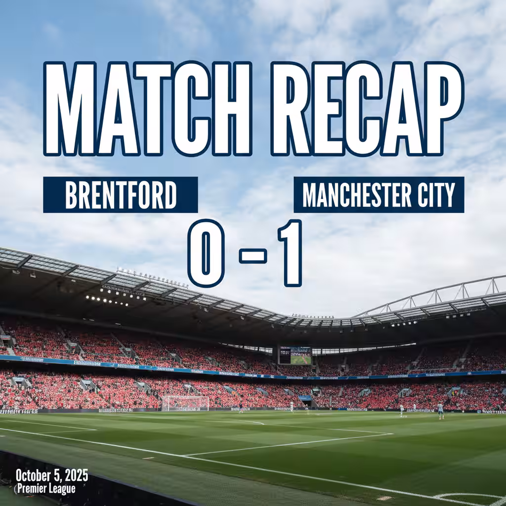 Haaland’s Early Strike Lifts Manchester City Past Stubborn Brentford