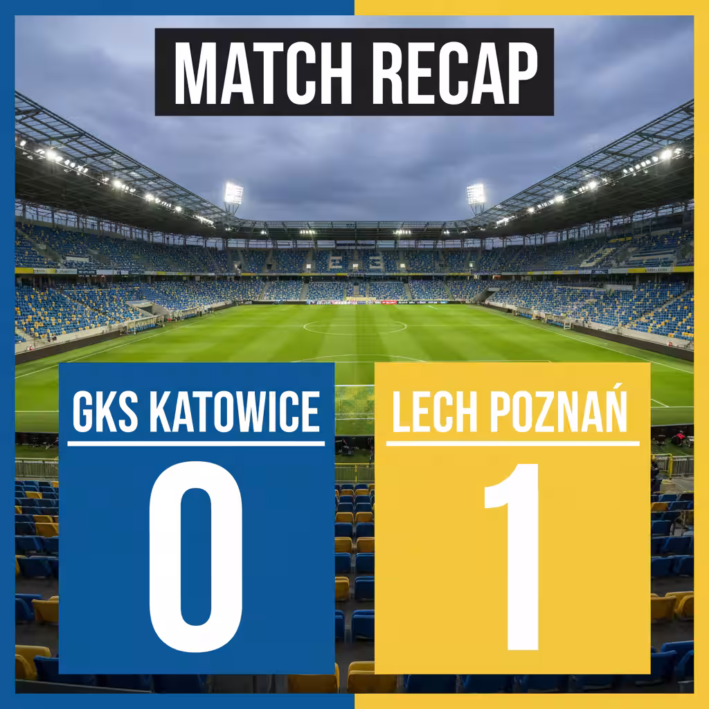 Lech Poznan Survives GKS Katowice’s Challenge, Clinches Vital Away Win