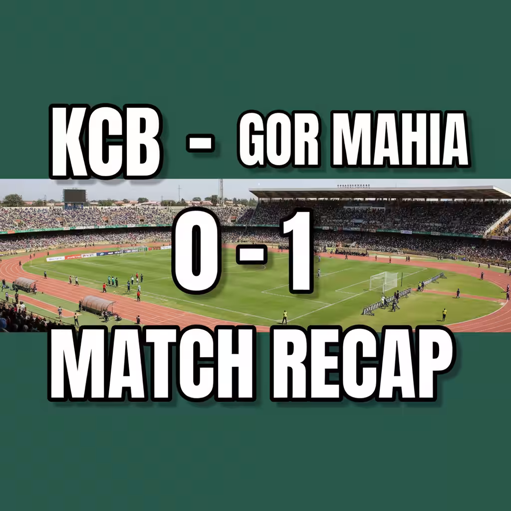 GOR Mahia Snatches Vital Away Win Over KCB in Tense Nairobi Duel
