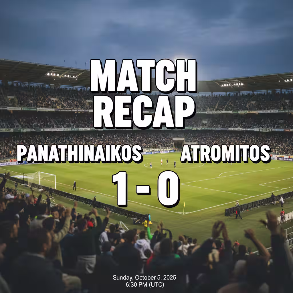 Panathinaikos Edges Past Atromitos With Second-Half Strike