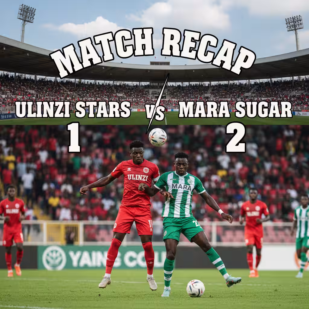 Mara Sugar Seizes Late Winner in 2-1 Away Triumph Over Ulinzi Stars