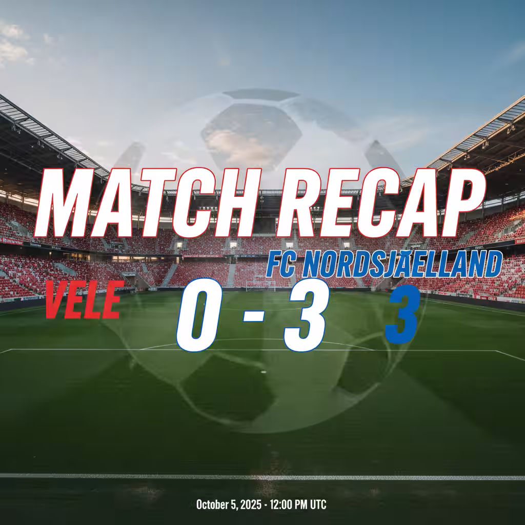 FC Nordsjaelland Cruise Past Vejle in Clinical 3-0 Away Victory