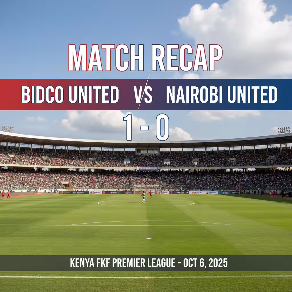 Bidco United Edge Nairobi United in Gritty Kenyatta Stadium Contest