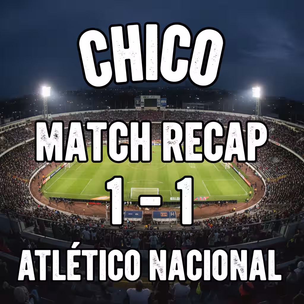 Morelos Rescues Atletico Nacional with Last-Gasp Penalty Against Chico