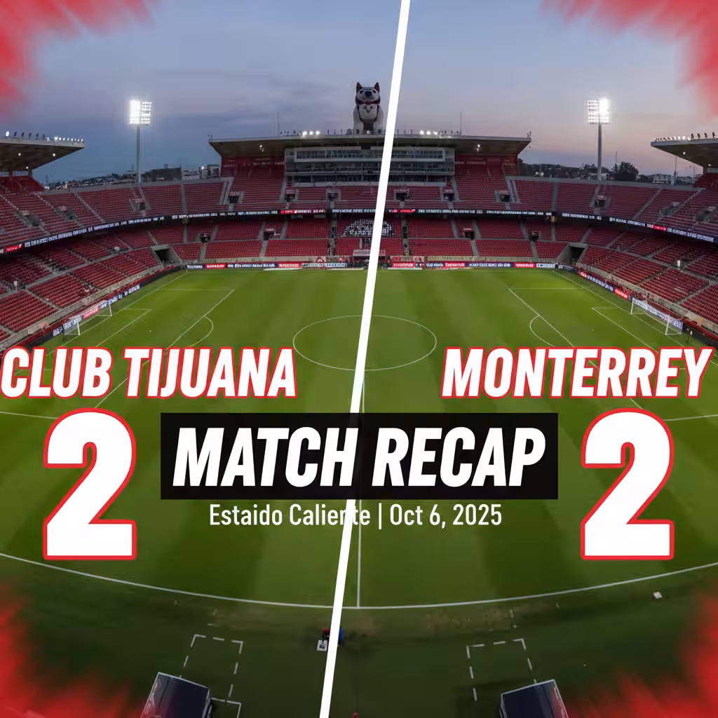 Berterame’s Brilliance Rescues Draw for Monterrey in Pulsating Night at Estadio Caliente