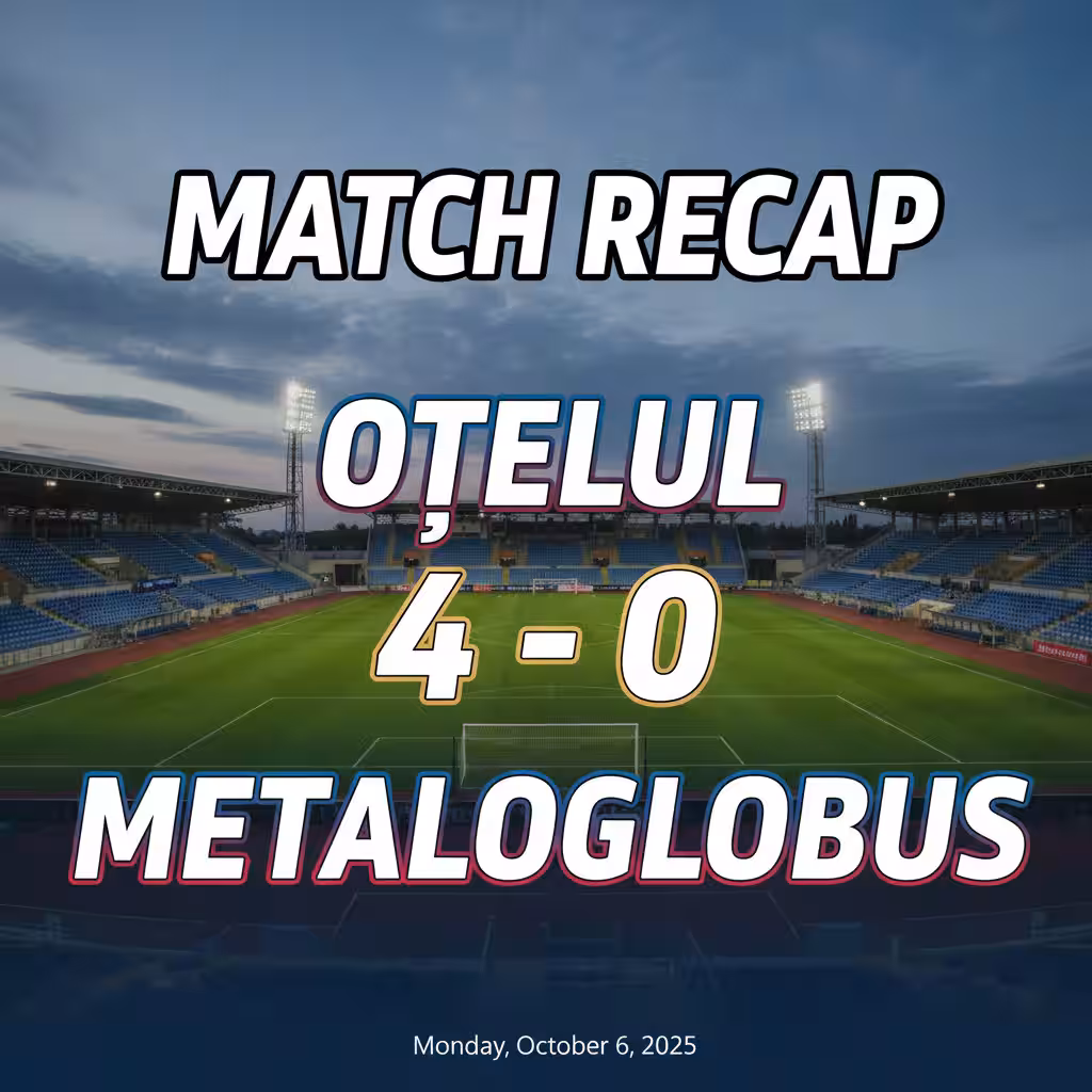 Oţelul Surges Past Metaloglobus in Four-Goal Masterclass
